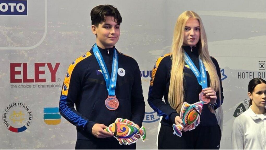 Nova medalja za Bosnu i Hercegovinu – bronza i evropski rekord u U18 duetu